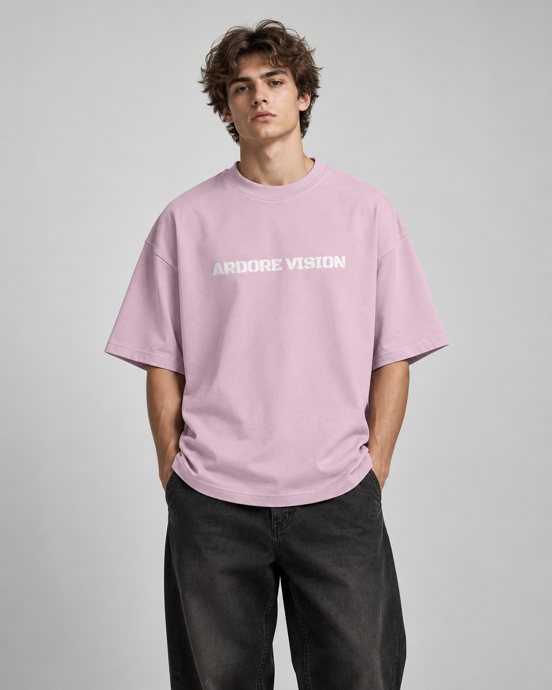Ardore Vision Tee Pink Boxy Fit