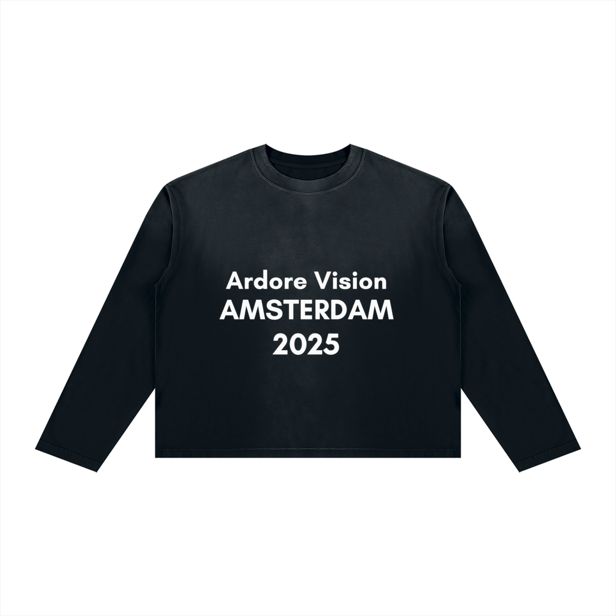 Unisex Sunfade Boxy Long Sleeve T-Shirt